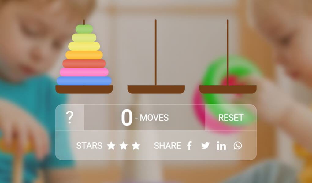 Tower of Hanoi - puzzle Games
